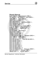 VW General Repair Manual - Electrical_Equipment_General_Information